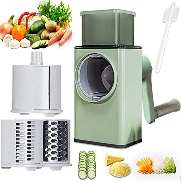 

In 3 1 Manual Vegetable Slicer Rotary Cheese Grater Shredder Potato Chopper Carrot Cutter Peeler Maker Kitchen Cutting Tool 240110 2400