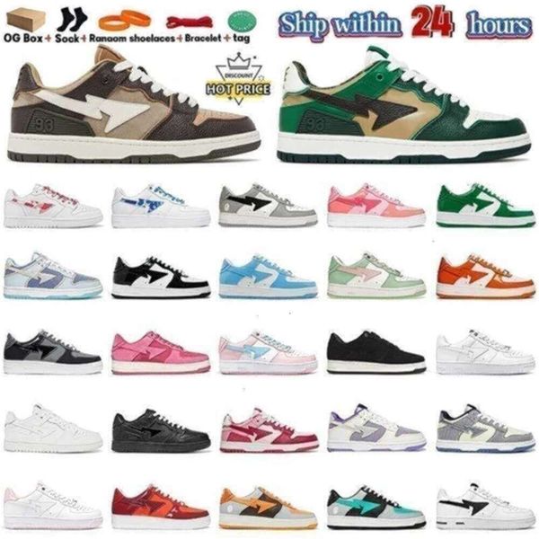

2024 NEW Shoes Sta Classic Ed Camo Black White Green Red Orange Sneaker Dad with Box Size 35-48