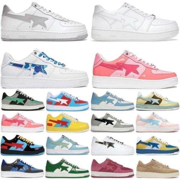 

2024 NEW Panda Bapestass Sta Low Shoes for Mens Womens Shoe Lows Camo Blue Pink Triple White Plate-forme Trainers Sports Sneakers Top, Watermelon