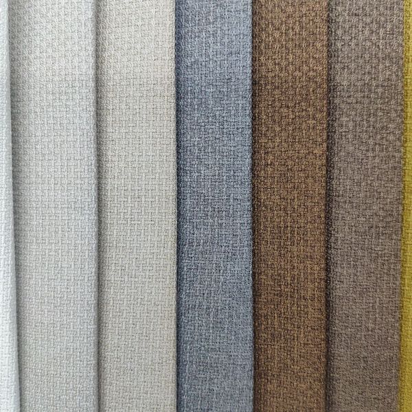 

home textile polyester linen curtain fabric sofa decoration linen fabric