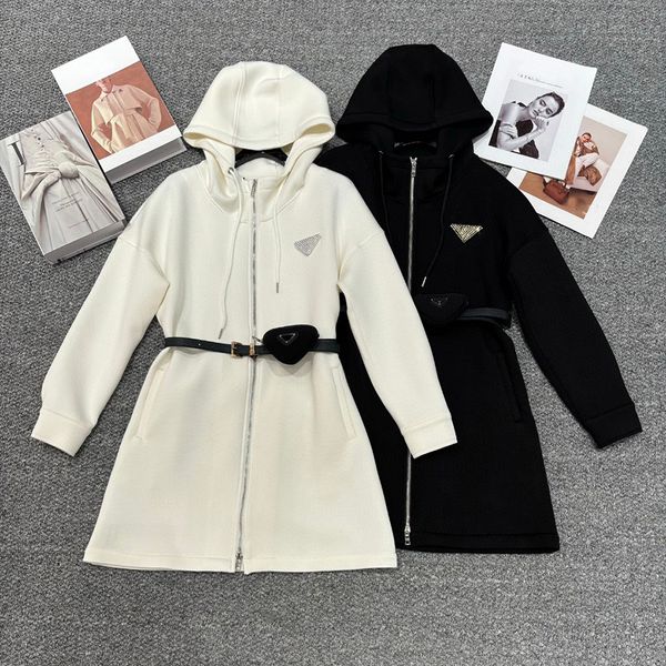 

Woman Long Sleeves Skirt Casual Dresses Designer Fashion Hoodie Dress Stylish Classic Letters Pattern Long Skirt Summer Spring Womens Tops, Black