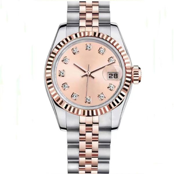 

N01 Watch Designer Watches high quality 31mm 2813 Automatic Movement 904 Stainless Steel Waterproof Womens Diamond Ring sapphire glass, Black
