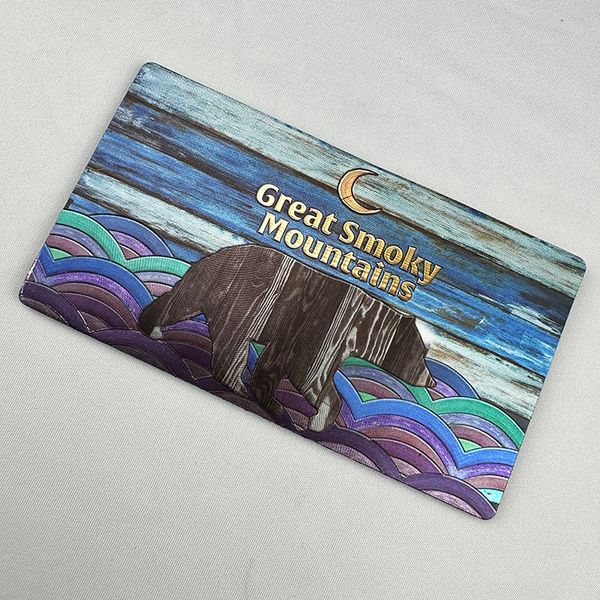 

urban tourism souvenir aluminum foil magnetic refrigerator sticker gift
