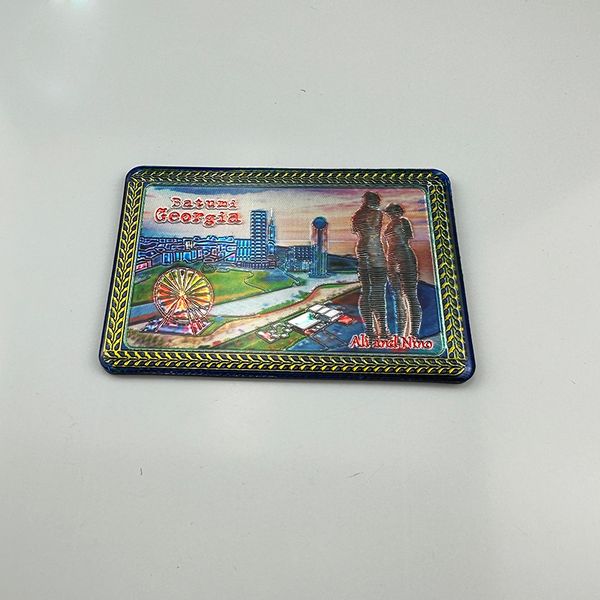 

soft magnetic crystal drop adhesive City View commemorative refrigerator sticker