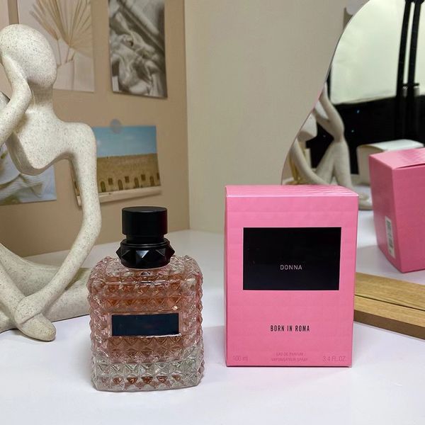 

Top Perfum 100 ML Women EDP Spray Cologne Female Natural Long Lasting Pleasant Flower Note Fragrance Ladies Charming Scent for Gift 3.4 fl.oz Wholesale