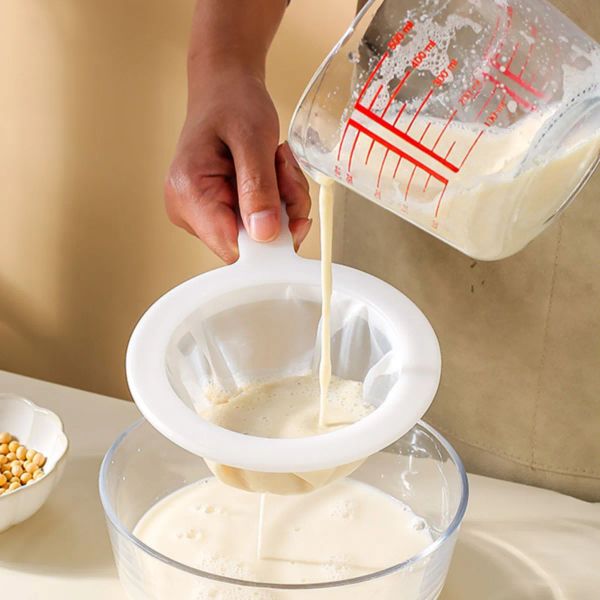 

Kitchen Tools Strainer Ultra-fine Nylon Mesh Filter Spoon for Soy Milk Coffee Yogurt Kitchen Gadgets Accessories