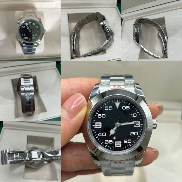 

Luxury Mens Watch 41mm Air King 904L Stainless Steel explorer high quality Automatic Mechanical Watches Luminous waterproof sapphire crystal Dhgate montre de luxe, Nude