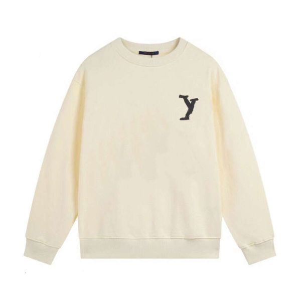 

men hoodie designer sweater mens womens fashion letter depicting graffiti print graphic sweatshirt casual loose pullover high quality cotton long sleeve t shirt, White