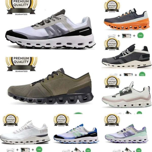 

On Platform Flat Jogging Walking Shoe Designer Mens Womens Running Shoes Heather White All White Lumos Black Frost Men Women Trainers Sports Sneakers 36-45, Color#16