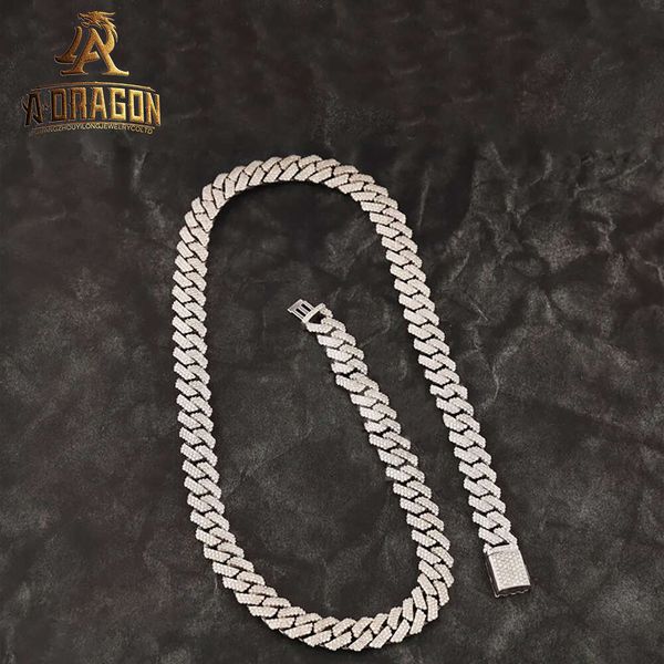 

Hip Hop Style 16Mm Miami New Design Charm 10K 14K Solid Gold Cuban Link Chain Fine Jewelry For Decor