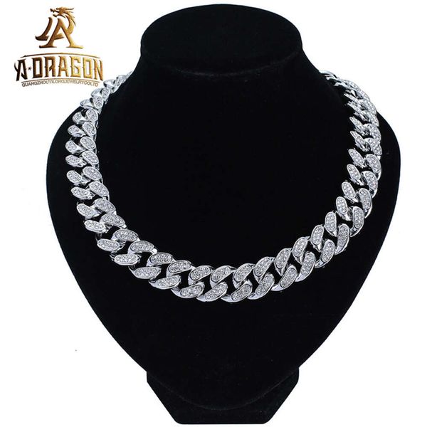 

18Mm 18'' VVS Moissanite Cuban Necklace Pass Diamond Test GRA Certificate Baguette Straight Line Sier Chain For Men