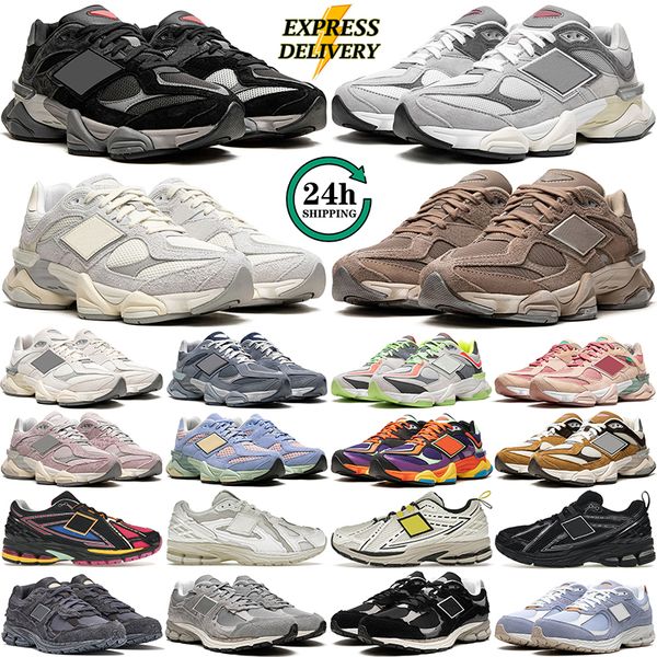 

men women designer shoes 9060 1906r 2002r sneakers Quartz Grey Triple Black Rain Cloud Sea Salt White Pink Sand Mushroom Cherry Neon mens sports trainers, 45