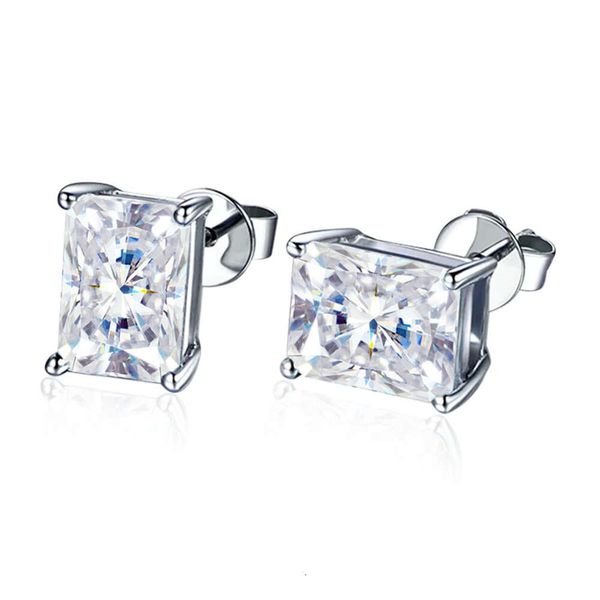 

Stud Diamond Jewelry Vvs Moissanite Fashion 14K Yellow Fine Women Party Gift Gold Earrings