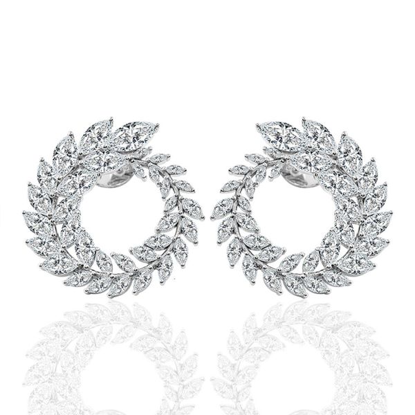 

14K White Simple Gold Earrings Designs For Women