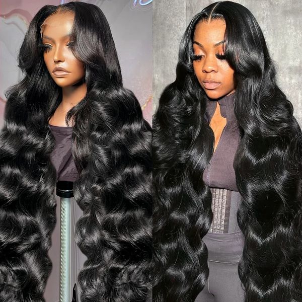 

Body Wave 30 32 40 Inch Hd 13x6 Lace Front Human Hair Wigs for Women 250 Density Brazilian Pre Plucked Lace Frontal Wig, 4x4 lace wig