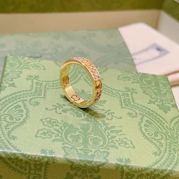 

Women Designer Designer Ring Sliver Trend Fashion Classic Jewelry Couple Styles Anniversary Gift Wedding Lovers Gifts s