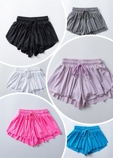 

gym shark shorts Sweatpants Womens Yoga Shorts Outfits With Exercise Fitness Wear Short Pants Girls Running Elastic Pants Sportswear Pockets, Purple
