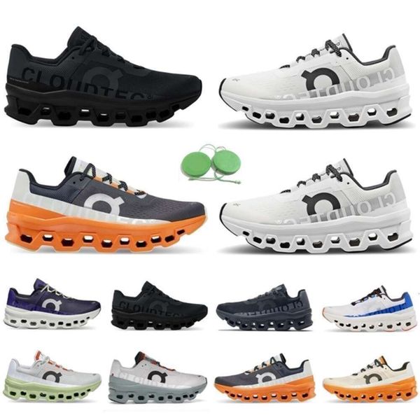

on Cloudmonster Mens Running Shoes All Lumos Black White Eclipse Fawn Turmeric Frost Cobalt Surf Acai Purple Meadow Green Trainers Sports Sneakers on, Color#9