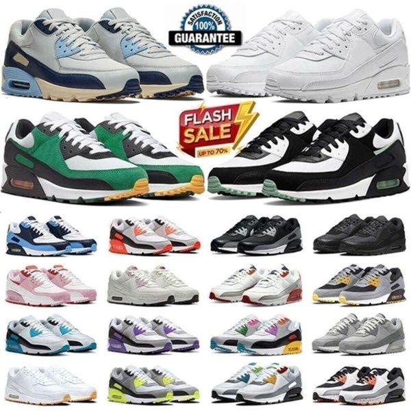 

with Shoes Box Designer Max 90 90s Sports Running Shoes Black White Persian Violet 90s Sport Red Thick Sole Multicolor Gorge Green Glow Mens Women Trainers, #36