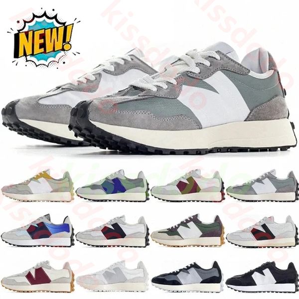 

New 327 Running Shoes Angora Pensole Magnet Team Red Blue Sea Salt MS327 Multicolor Casablanca Green Grey White Leopard Mens Womens Fashion Sports 990 Sneakers 115, Shoes box