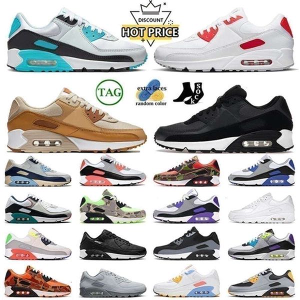 

Max 90 Designer Sports 90 Working Outdoor Shoes Big Size 12 Teal Nebula White University Red Caramel Infrared Og 90s Mens Women Trainers Eur 36-46, D44