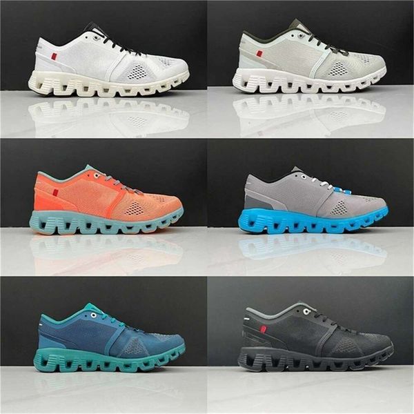 

High Quality Designer Shoes Causal Designer x Clouds Men Women Road Men Traines Fitness Shock Absorbing Sneakers Utility Black Triple White Breathab, Colour 7