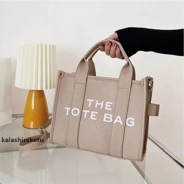 

6A Designer bag marc the tote bag with Logo women handbag Fashion shoulder bag canvas crossbody shopping totes medium totes bags black large, Pink