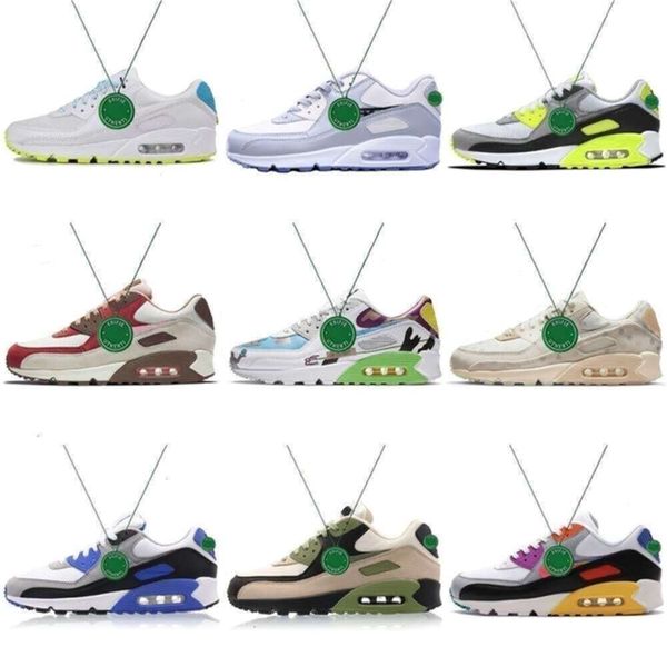 

Max 90 Wolf Grey Camo Air Cushion 90 Shoes 90s Triple White Black Infrared Green Glow Cool Grey Hyper Grape Laser Blue Mens Trainer Outdoor, Color # 15