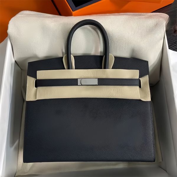 

10A Mirror Quality Retro Full Handmade Designer Tote Bag Togo Leather Handbag Lady Luxurys Handbags Womens Black Purse Women Designers Bag with box, 3-colour