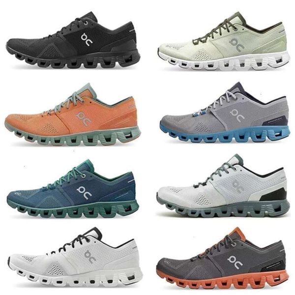 

top 1 outdoor shoes Shoes on x Shoes Women Men Sneakers Aloe Ash Orange Rust Red Storm Blue White Workout and Cross Trainning Shoe Designer M, 3# orange