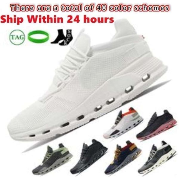 

Top Quality Shoes Onse New Clouds Cloudnova Shoes Men Women Designer Sneakers Eclipse Demin Ruby Eclipse Rose Iron Leaf Silver Orange Triple Wh, No.19