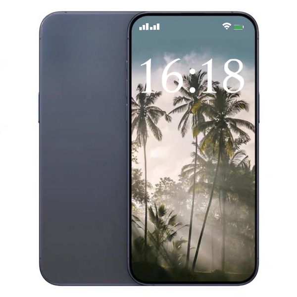 

Pro Max i15 Celular 6.8 inch smartphone unlocked 3+128GB 512GB touch screen phone 4g/5g Handy Local warehouse English TV Video, Grey