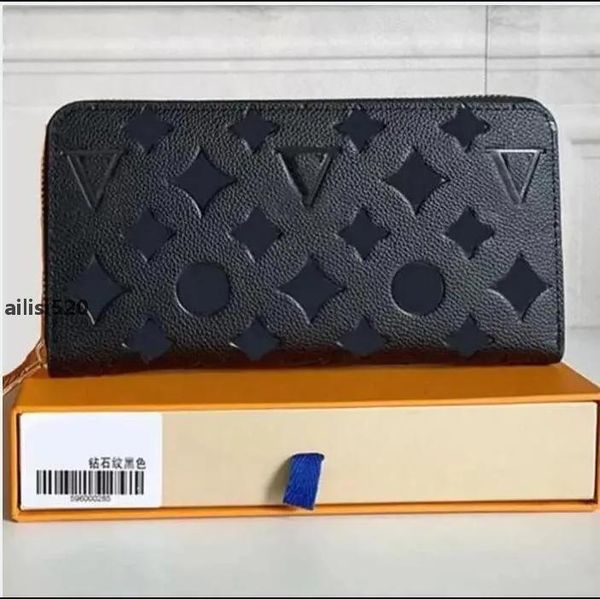 

5A AAA 10 colors Fashion women clutch wallet pu leather wallet single zipper wallets lady ladies long classical purse with card 60017, Black plaid