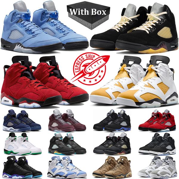 

With Box Jumpman 5 6 Men Basketball Shoes 5s UNC Dusk Georgetown Burgundy Aqua Racer Blue 6s Toro Bravo Yellow Ochre Cool Grey Black Infrared Mens Trainers Sneakers, #35
