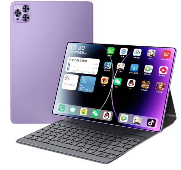 

Tablet Pc 5G 2023 Global Version 10.1Inch 16Gb Ram 1Tb Rom 10500Mah Android 13.0 Wifi Dual Sim Card Network Fl Sn Bluetooth Drop De Dh8D6, Silver