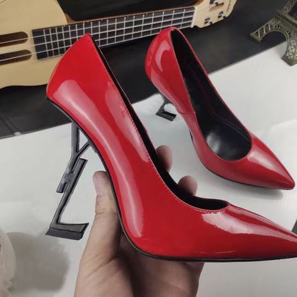 

Designer Sandals High heels Laurents Luxurv Dress shoes Classic heels Paris Women 10cm 8cm Heels Black Golden Gold Wedding St Brand Bottoms with box Size 35-41, 【no brand shoes】-1