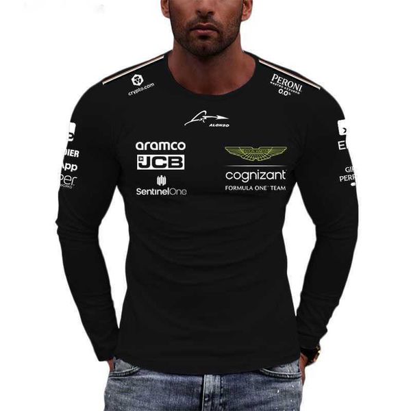 

Aston Martin F1 T-shirt Collection Alonso 14 Long Sleeve T shirt mens Shirts tshirts for men Fashion Tee Top Spring Oversized Children Clothes t-shirts, Lavender