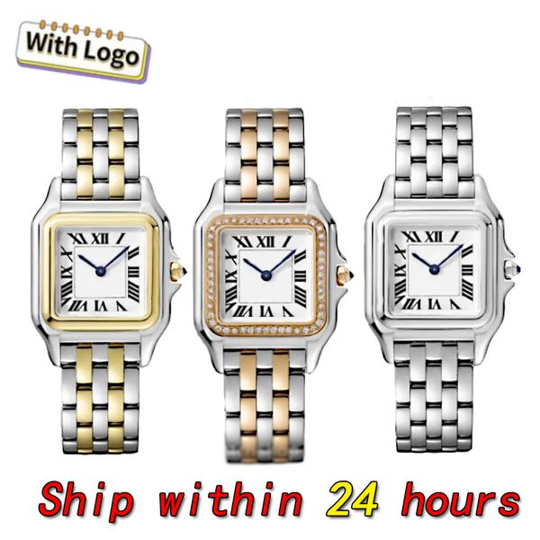 

Square watch Designer Elegant Fashion able Men's and Women's Watches Stainless Steel Strap Quartz Movement Wristwatches waterproof Couple 22 27 35mm Size Watch, 17