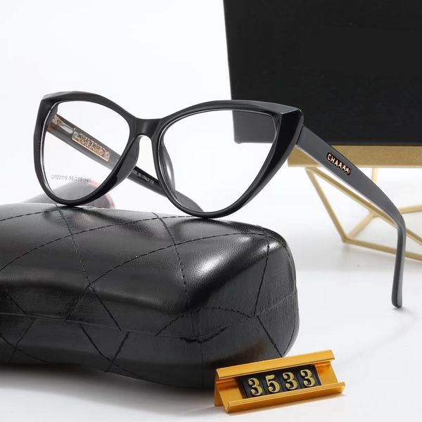 

Top luxury Sunglasses Polarizing lens designer womens Mens Goggle senior Cat Eyes Eyewear For Women Men eyeglasses frame Vintage Metal Sun Glasses With Box leopard