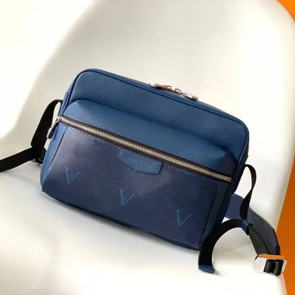 

outdoor messenger shoulder bag Men leather TRIO Crossbody Bag Designer Handbags women M30233, Blue