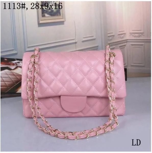 

2023 Designer Bag Fashion Handbags Shoulder Luxurys Designer Bags Metal Chain Gold Silver Women Handbag Genuine Leather Bag Flip Cover Messe, 230