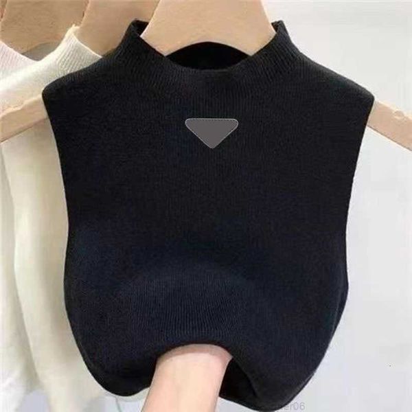 

Woman Sweaters Sleeveless Designer Blouses Shirts Vest Sweatshirts Slim Style Warm Jumpers Knit Shirt Womens Tops S-XL, Brown