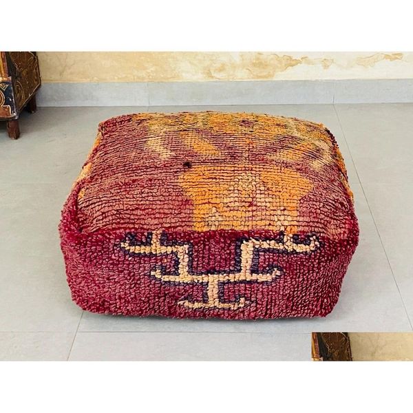 

Furniture Bedroom Moroccan Handmade Poufs Wool Pouf Vintage Er Drop Delivery Home Garden Furniture Home Furniture Otycx