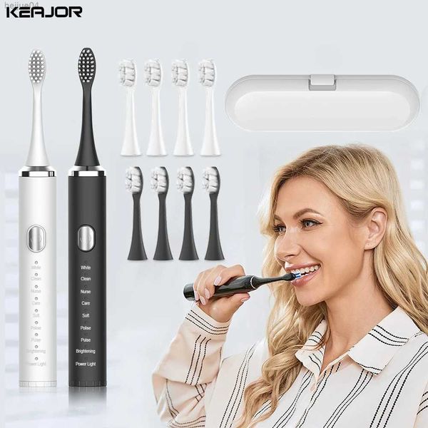 

for Dental Electric Teeth Brushes Sonic Vibration Tooth Whitening Cleaner USB Rechargeable Oral Care Toothbrush brush