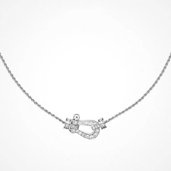 

U Shape Horseshoe Pendant NecklaceNew Luxury Designer Necklaces Classic Women's Necklaces Collarbone ChainGold Plated and DiamondsDesigner Jewellery