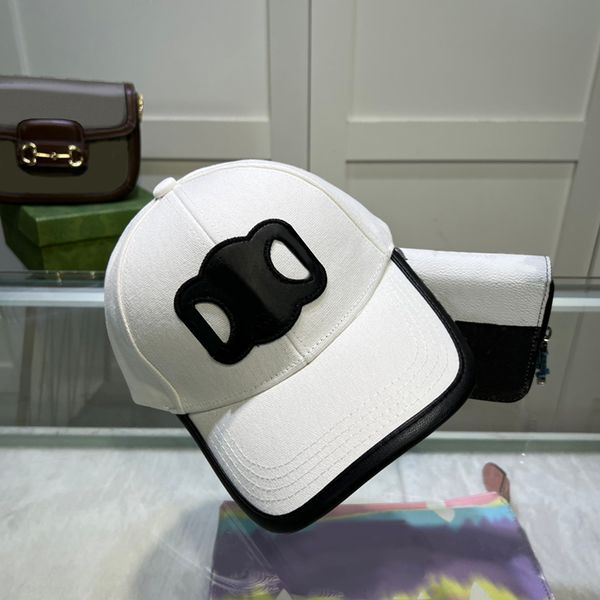 

Ball Embroidered Cap younger Baseball Summer Casual Sun Protection Fashion Designer hundred Mens visitor Women High Quality, White