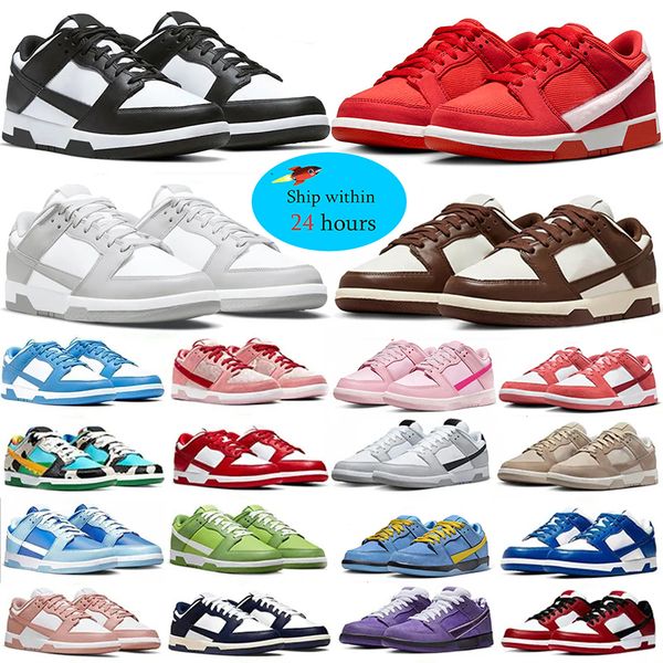 

Designer Running shoes men women low Panda triple pink Grey Fog Brown Purple Lobster university red Medium Olive UNC Sanddrift Wolf Grey GAI sneakers trainers