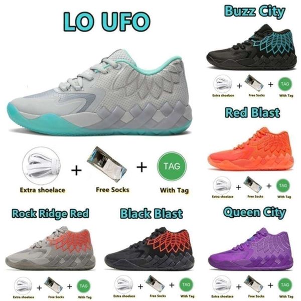 

Lamelo Sports Shoes Rick x Lamelo Ball Mb.01 Basketball Shoes Queen Buzz City Black Lo Ufo Red Blast Rock Ridge Not From Here Men Sport Trainner Sneakers 40-46