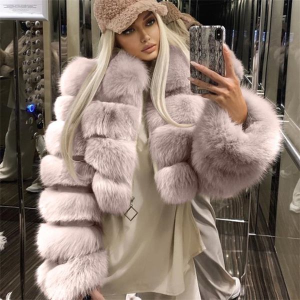 

8XL plus size women lady big size fat faux fur coats short designer fashion outerwear wear 0520, Beige