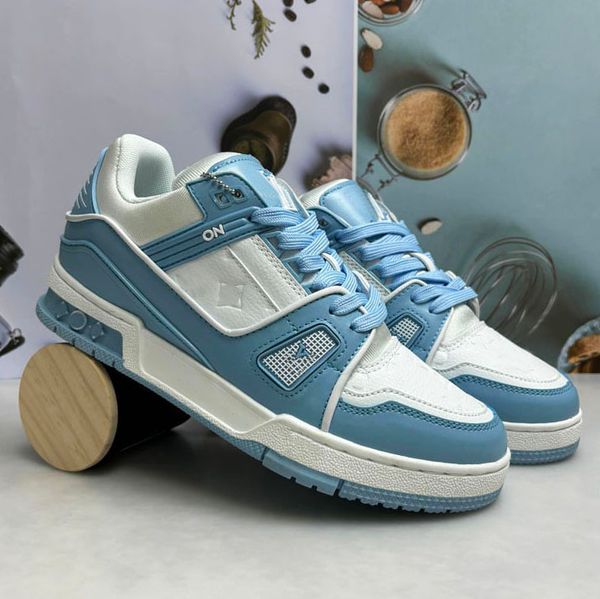 

2024 Spring New Luxury Designer Casual Shoes Embossed Trainer Logo Classics Embossed Sports Shoes Backstraps Skateboarding Men's and Women's Abloh increase Shoes, #14